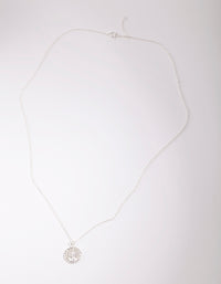 Sterling Silver Cubic Zirconia Tree Of Life Necklace - link has visual effect only