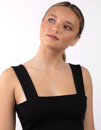 Sterling Silver Cubic Zirconia Tree Of Life Necklace - link has visual effect only