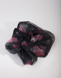 HESN  FB BLK FLRL ORGNZ SCRNCH - link has visual effect only