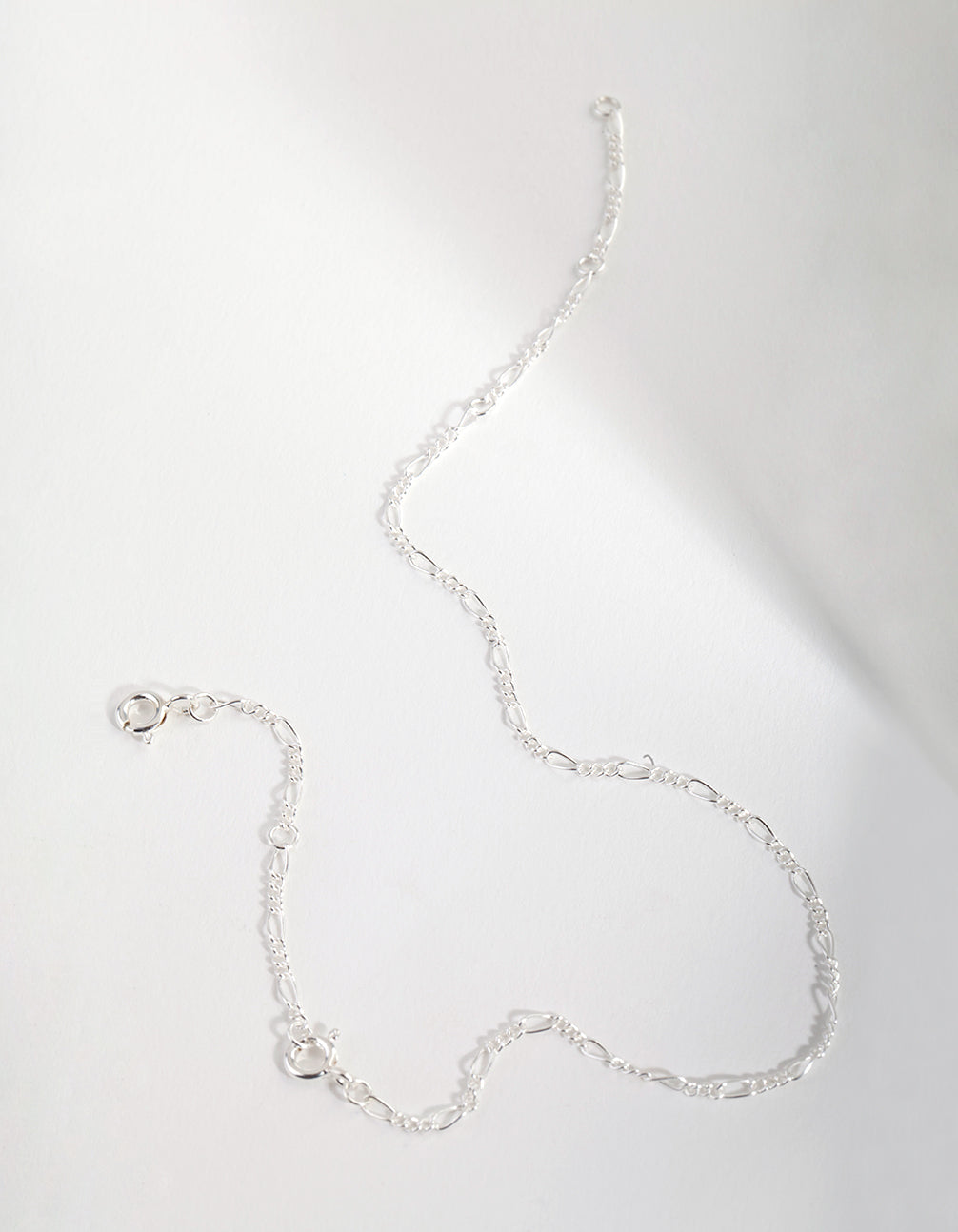 Sterling Silver Wide Chain Bracelet Anklet