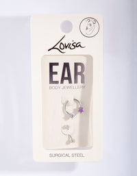 Surgical Steel Star Horseshoe Body Pack - link has visual effect only