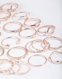 Rose Gold Celestial Ring 24-Pack - link has visual effect only