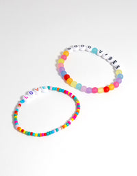 Beaded Good Vibes Bracelet Pack - link has visual effect only