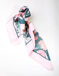 Fabric Lily Print Scarf - link has visual effect only