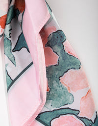 Fabric Lily Print Scarf - link has visual effect only