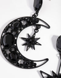 Matte Statement Star & Moon Earrings - link has visual effect only