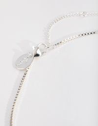 Silver Plated Swirl Pendant Necklace - link has visual effect only