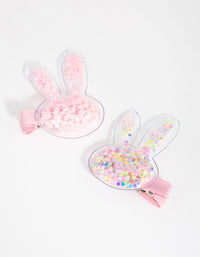 Kids Plastic Shaker Bunny Pack Clip - link has visual effect only