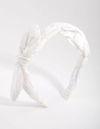 Fabric Broad Side Bow Headband - link has visual effect only