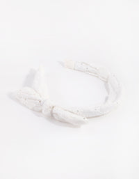 Fabric Broad Side Bow Headband - link has visual effect only