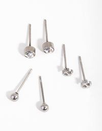 Titanium Sea Pack Stud Earrings - link has visual effect only