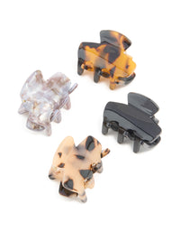 Acrylic Mini Mixed Tortoise Shell 4-Pack Claws - link has visual effect only