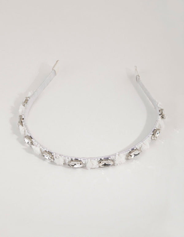 Micro Raffia Detail Alice Band