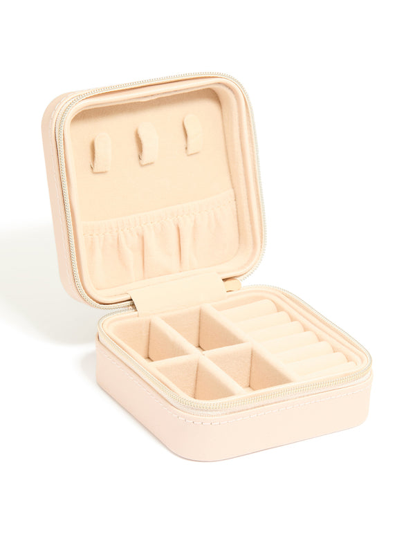 Blush Square Jewellery Box