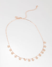 Rose Gold Cut Out Butterfly Necklace - link has visual effect only