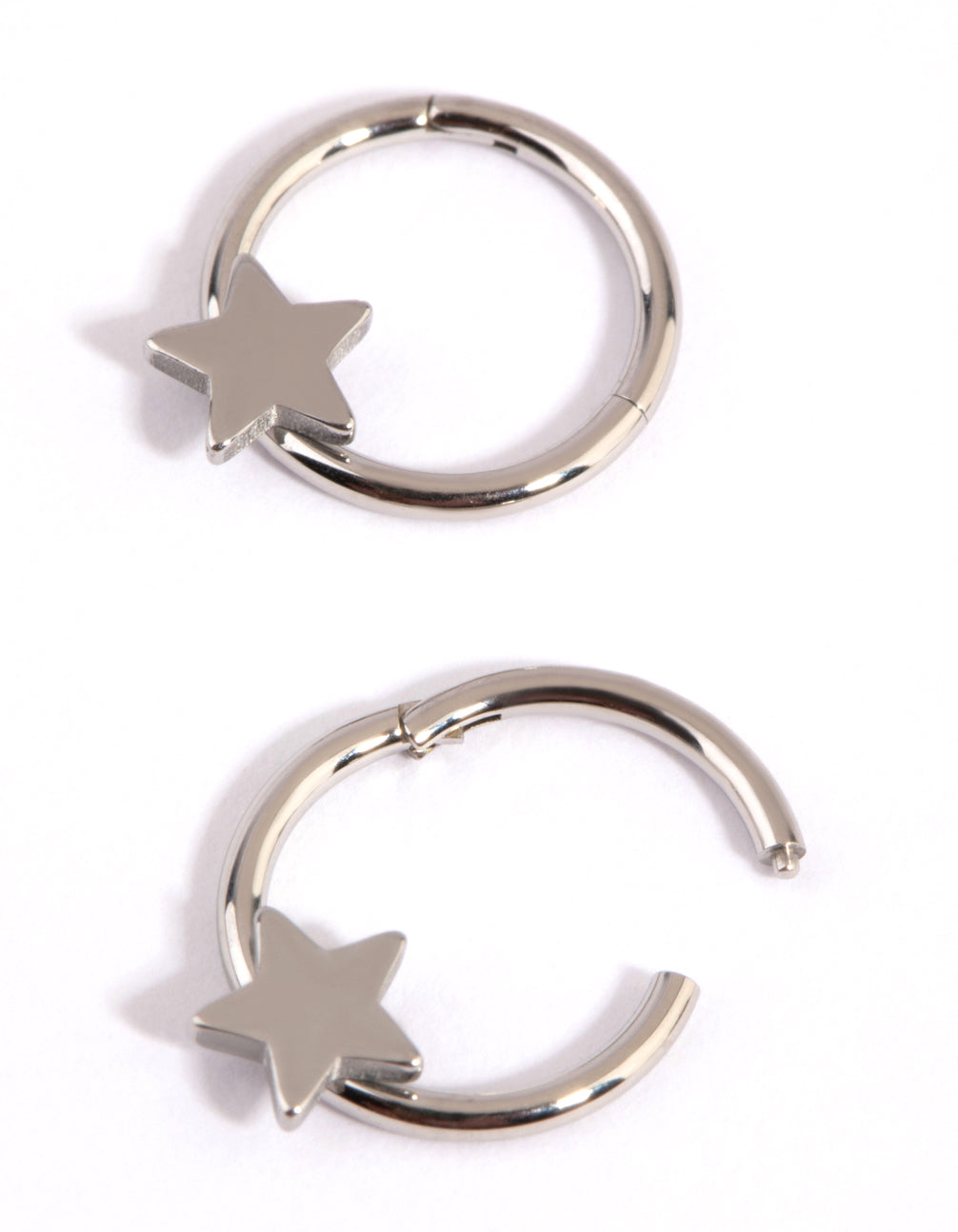 Surgical Steel Star Sleeper Earrings