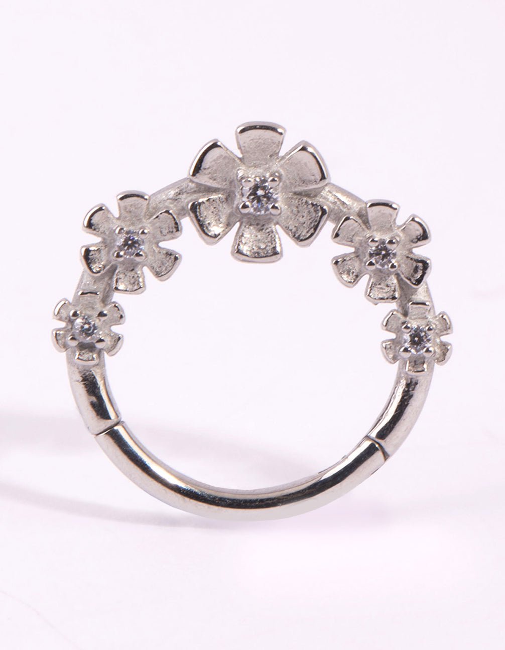 Surgical Steel Flower Clicker