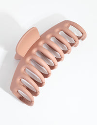 Coral Acrylic Large Bar Claw - link has visual effect only