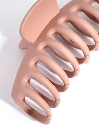 Coral Acrylic Large Bar Claw - link has visual effect only