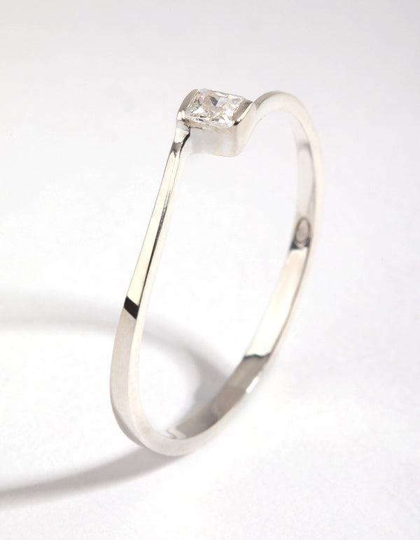 Sterling Silver Cubic Zirconia Ring
