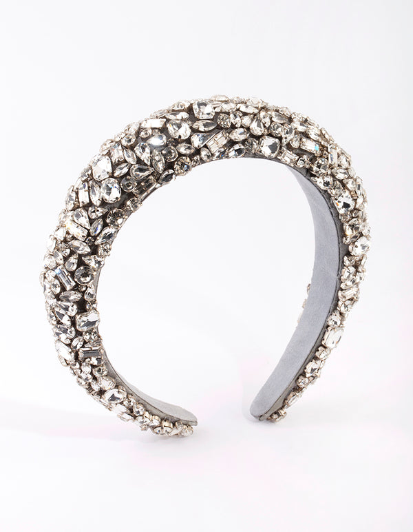 Stone Detail Padded Alice Band