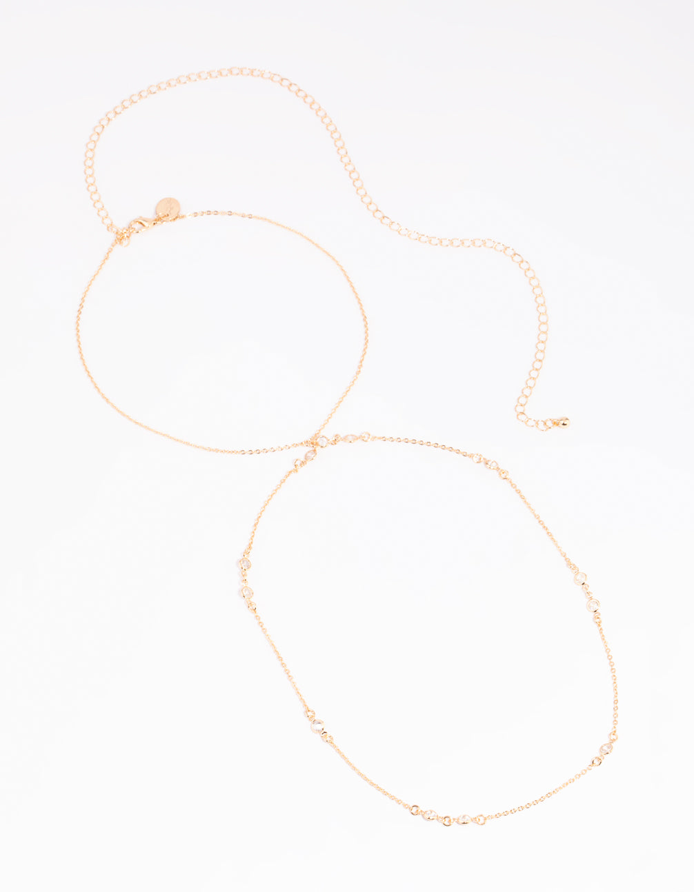 Gold Cubic Zirconia Waist Chain