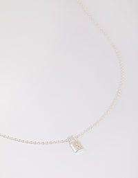 Sterling Silver Star Padlock Necklace - link has visual effect only