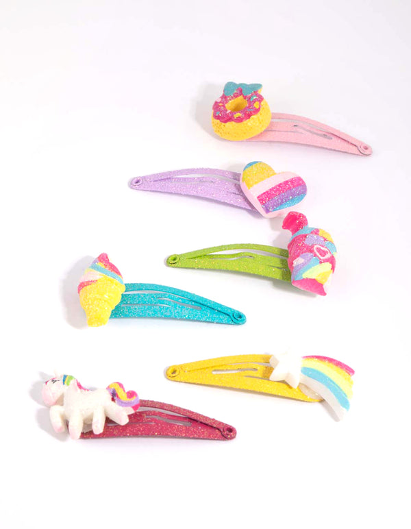 Kids Rainbow Sweets Snap 6-Pack