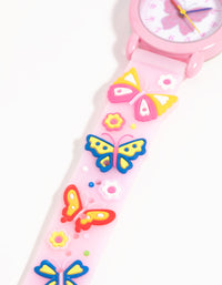 Kids Pink Butterfly Watch - link has visual effect only