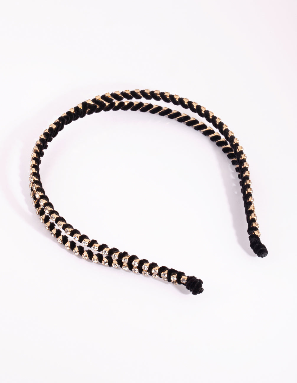 Diamante Crossover Headband
