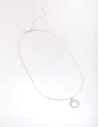 Silver Diamante Necklace - link has visual effect only