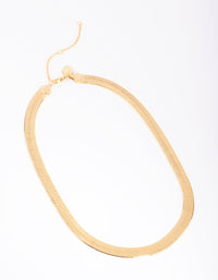 Gold Plated Snake Chain Necklace - link has visual effect only