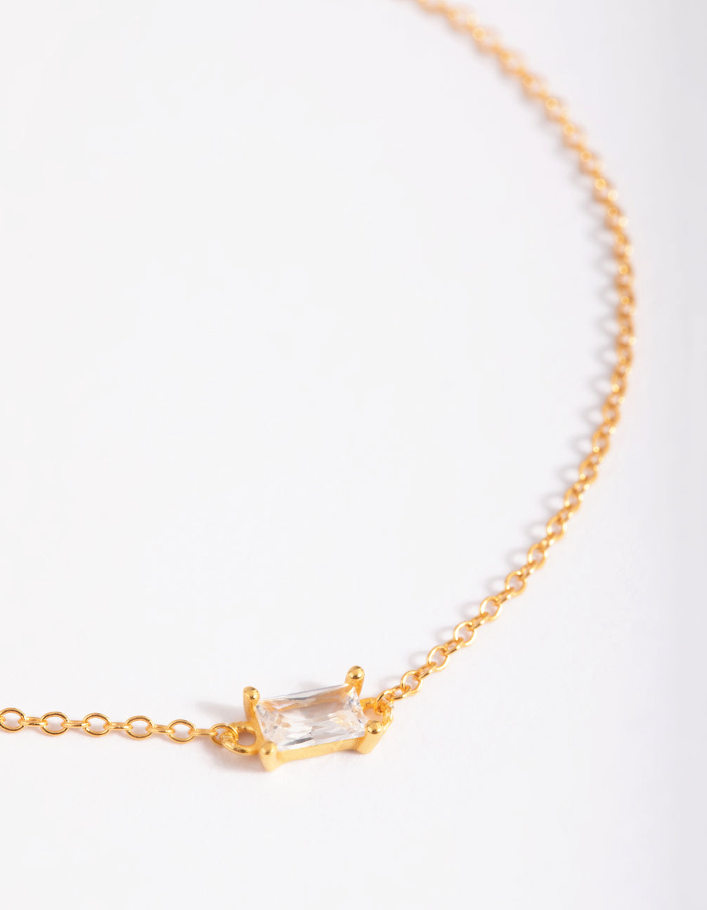 Gold Plated Baguette Bracelet