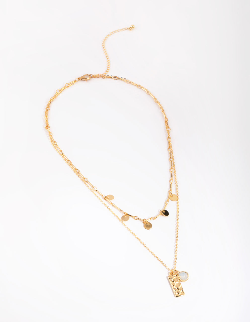 Gold Plated Charm Necklace