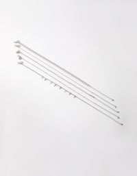 Rhodium Cross Choker - link has visual effect only