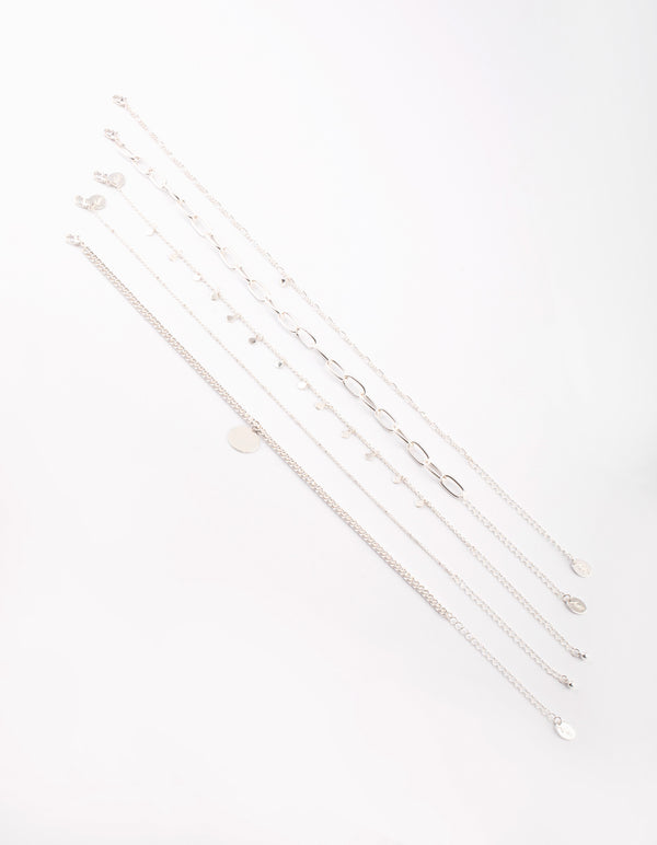 SIlver Cord Choker