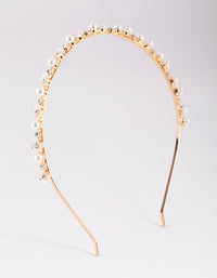 Pearl & Flower Headband - link has visual effect only