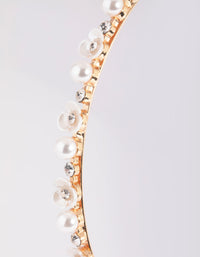 Pearl & Flower Headband - link has visual effect only