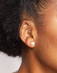 Gold Pearl & Diamante Stud Earring Pack - link has visual effect only