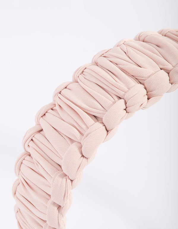 Blush Woven Headband