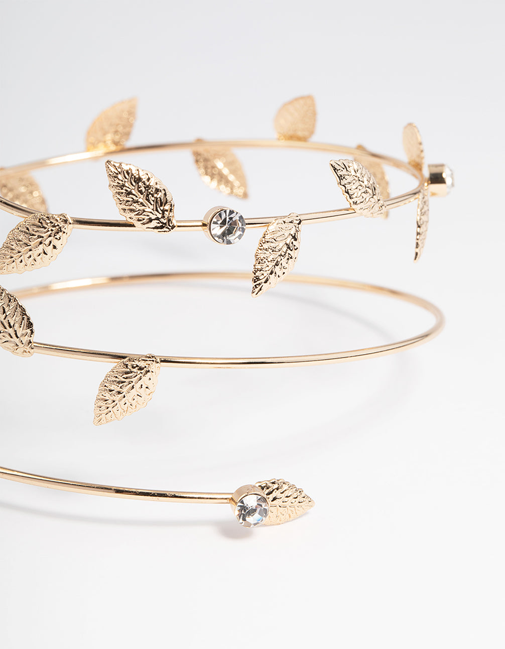 Gold Leaf Wrapped Arm Cuff