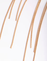 Gold Textured Loop Drop Earrings - link has visual effect only