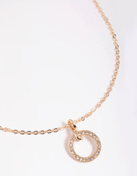 Gold Diamante Perfect Cut Necklace - link has visual effect only