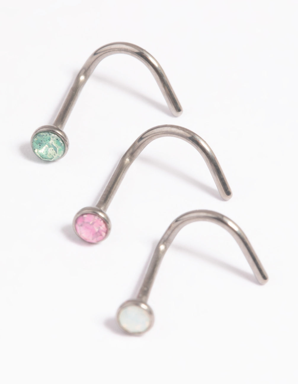 Titanium Pastel Nose Studs