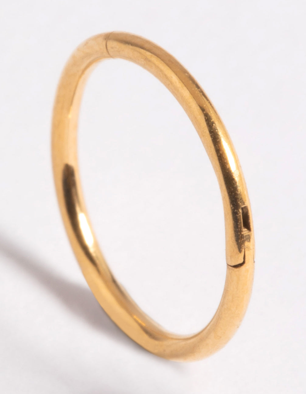 Gold Plated Titanium Clicker Ring