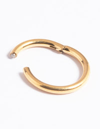 Gold Plated Titanium Clicker Ring - link has visual effect only