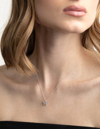 Silver Plated Pave Butterfly Necklace - link has visual effect only