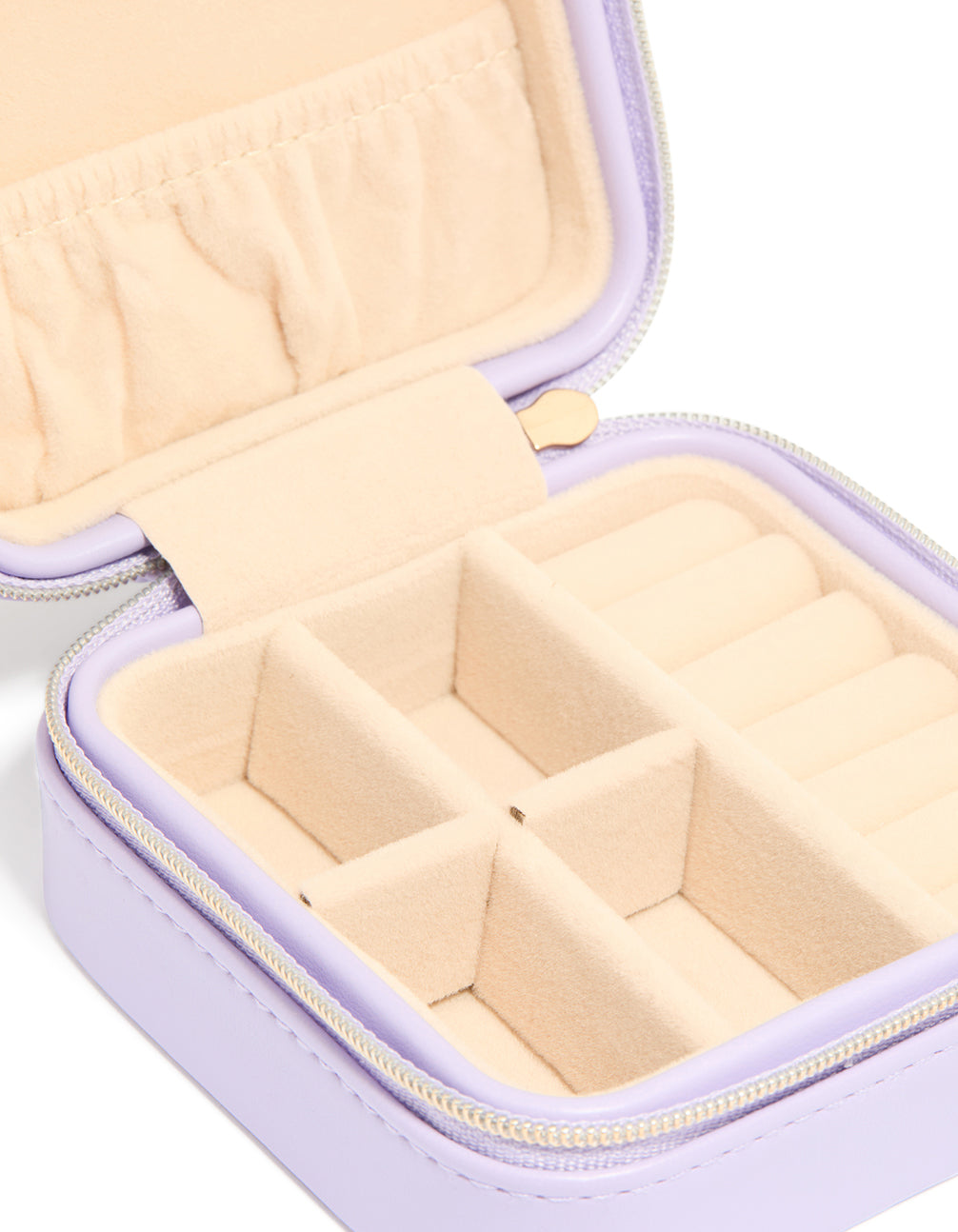 Lilac Compact Square Jewellery Box