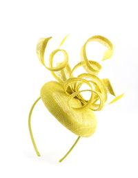 Swirl Sinamay Pillbox Fascinator - link has visual effect only