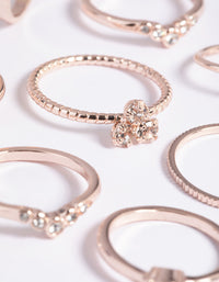 Rose Gold Fine Faux Ring Pack - link has visual effect only